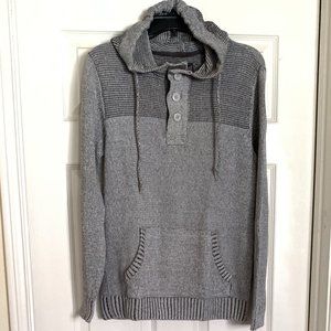 Boy's hoody-sweater. Gray. Size M